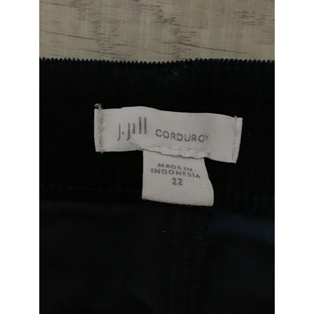 J. Jill Women's Navy Blue High Rise Corduroy Bootcut Jeans Size 22 NWOT - Picture 6 of 8